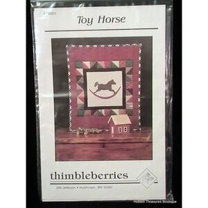 Thimbleberries "Toy Horse" Miniature Quilt Pattern #LJ-92211 Finished 20x24